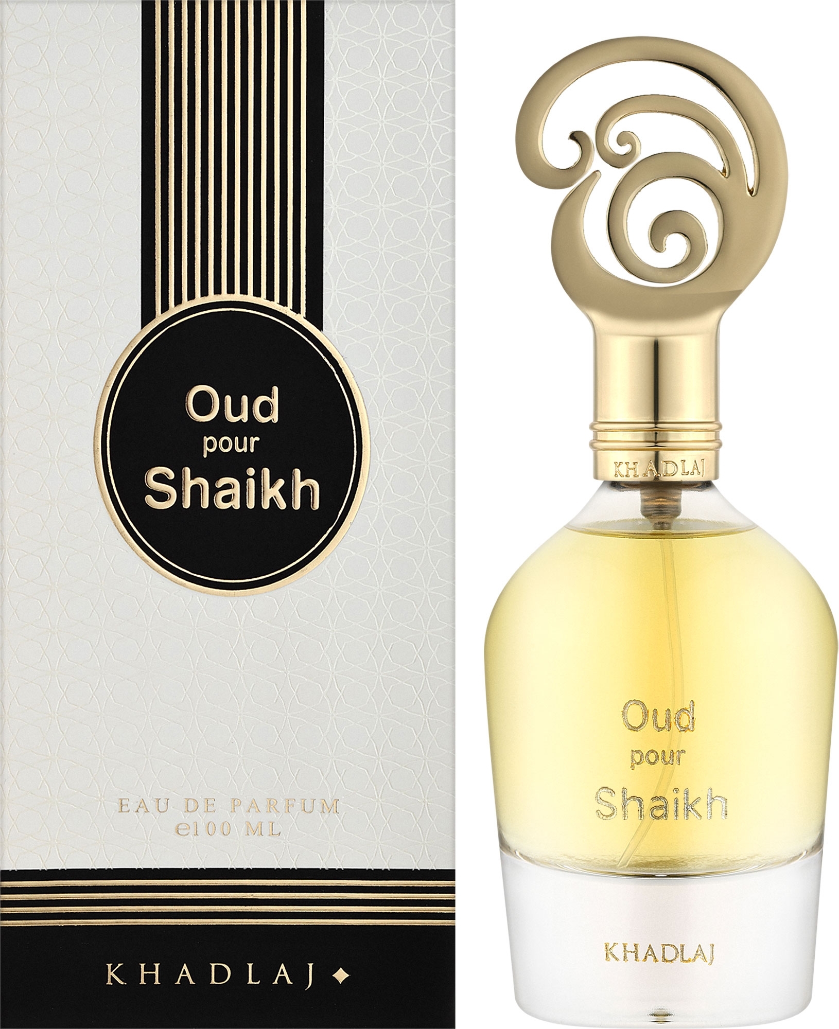 Khadlaj Oud Pour shaikh  Eau De Parfum Spray, 3.4 Ounce (Unisex)