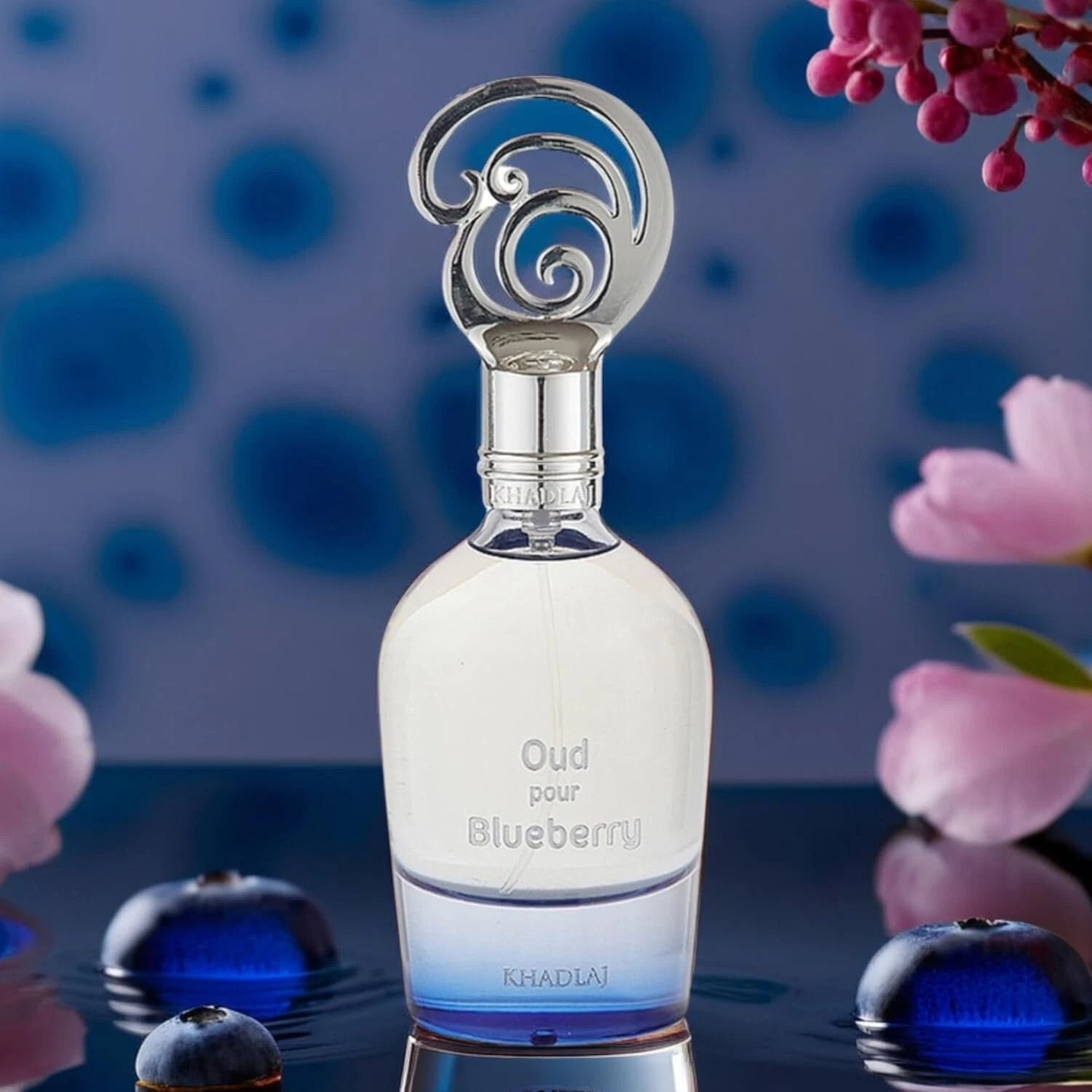 Khadlaj Oud Pour Blueberry Eau De Parfum Spray, 3.4 Ounce (Unisex)