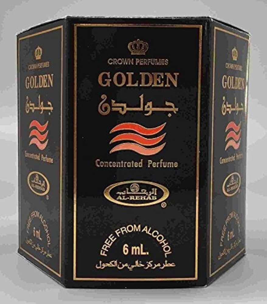 CROWN PERFUMS GOLDEN 6ML 6 PCS