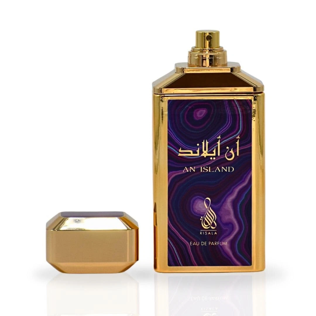 RISALA An Island Eau de Parfum Spray for Unisex, 3.4 Ounce