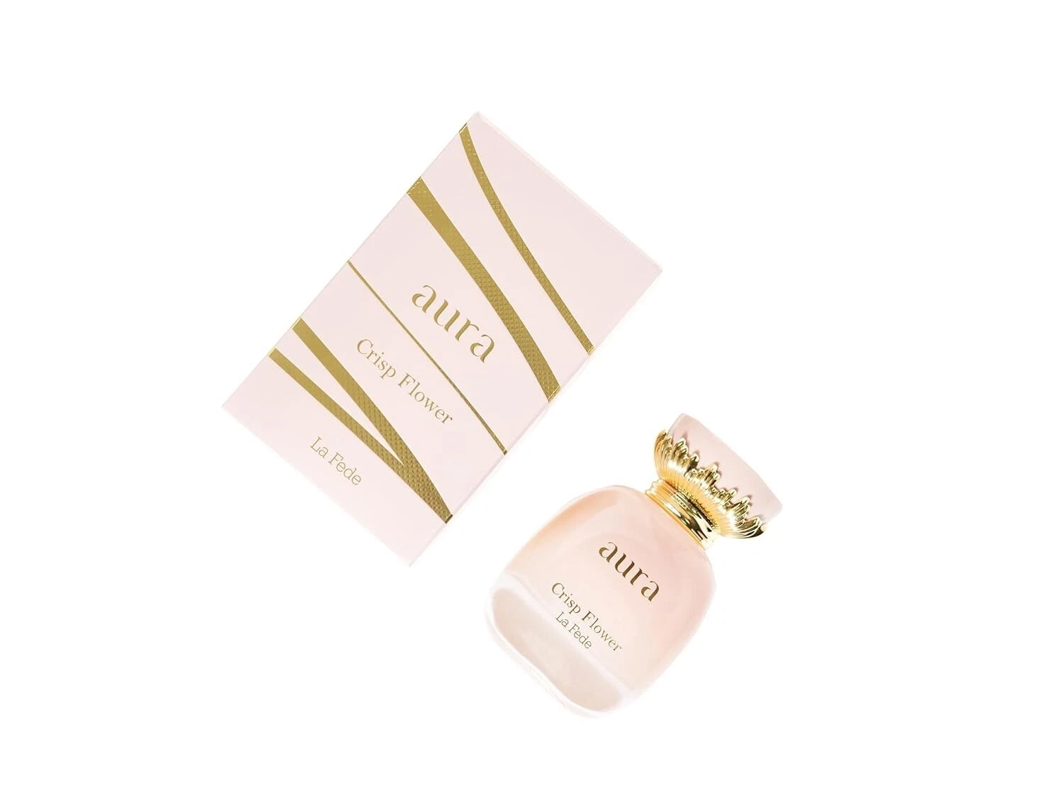 Khadlaj La Fede Aura Crisp Flower Eau de Parfum Spray for Women, 3.4 Ounce