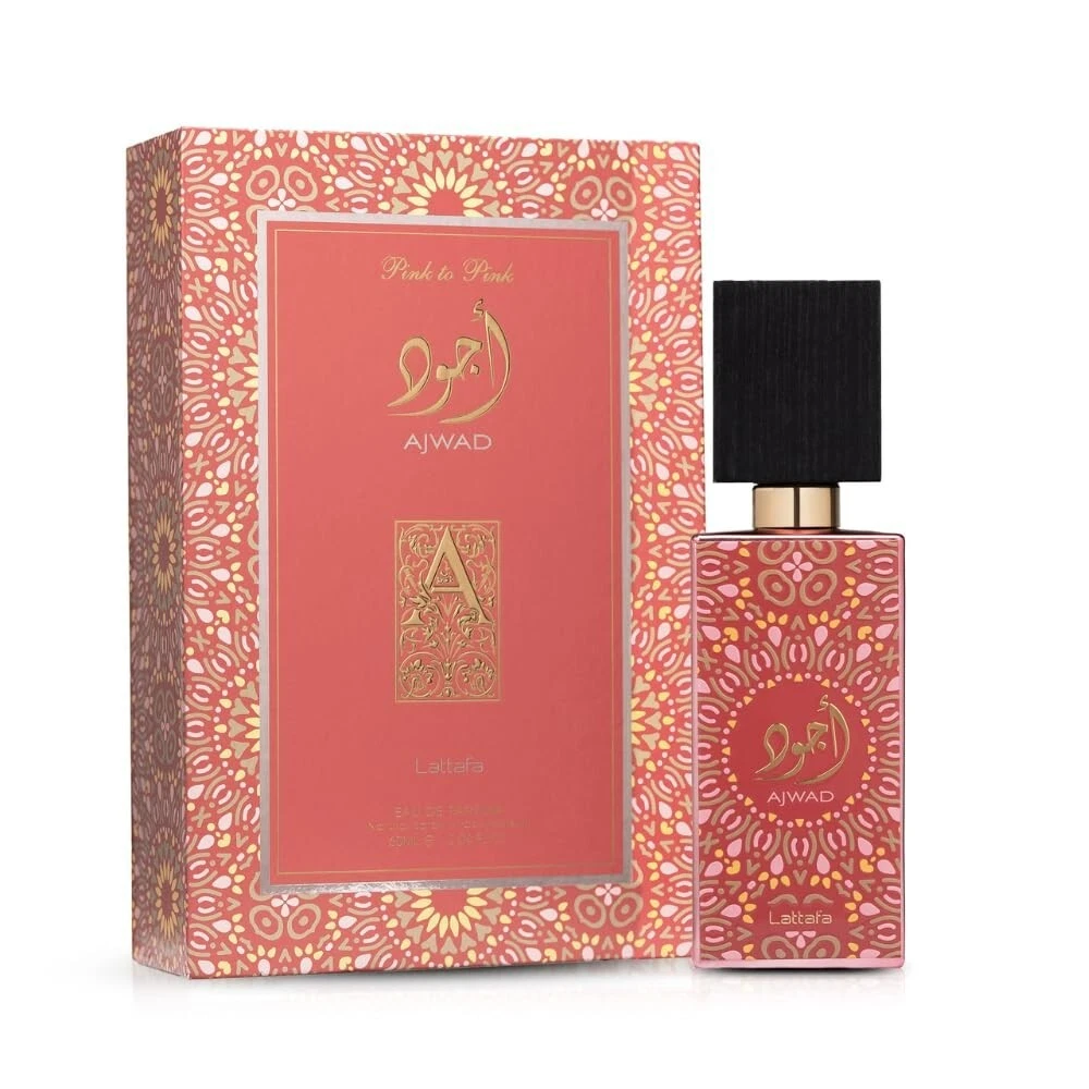 LATTAFA AJWAD PINK TO PINK EAU DE PARFUM SPRAY UNISEX 2.04 Oz / 60 ml BRAND NEW!