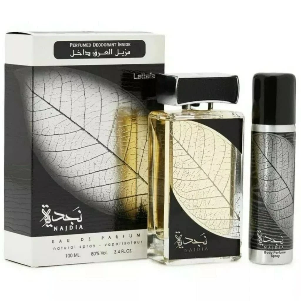 Lattafa Perfumes Najdia 2 Piece Set for Men (3.4 Ounce