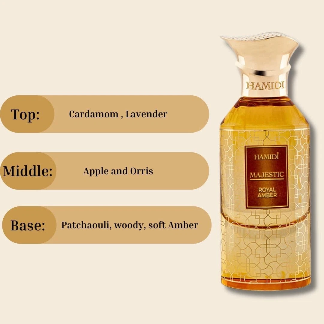 Hamidi MAJESTIC ROYAL AMBER 85ML (2.8 OZ)
