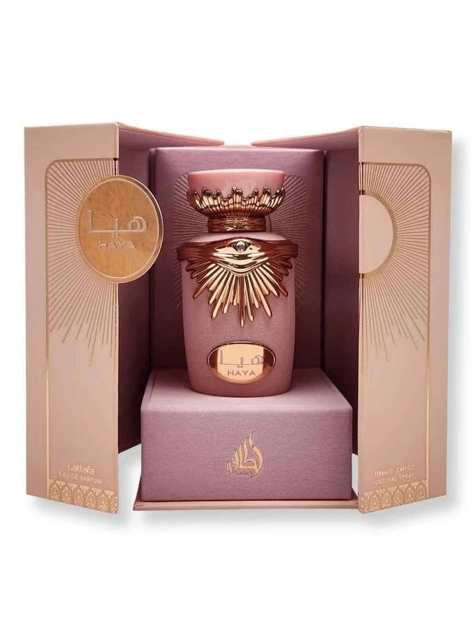 Lattafa Haya 3.4 FL OZ / 100 ML Eau de Parfum Spray for Women - NEW