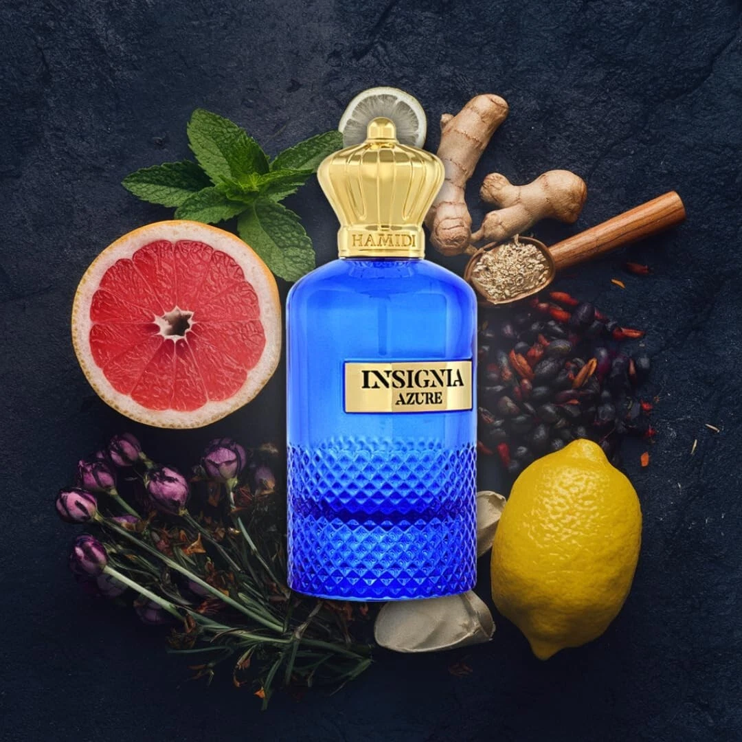 INSIGNIA AZURE EDP Spray 105ML (3.5 OZ) By Hamidi | A Long Lasting & Refreshing