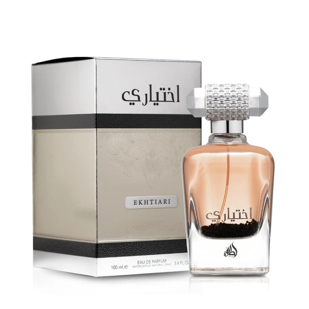 Lattafa Ekhtiari Eau de Parfum Spray for Unisex, 3.4 Ounce