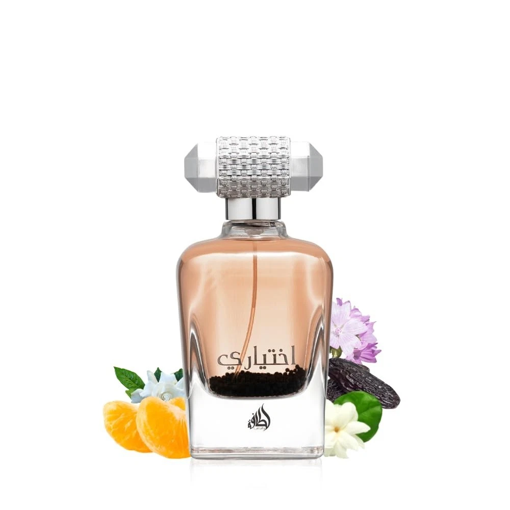 Lattafa Ekhtiari Eau de Parfum Spray for Unisex, 3.4 Ounce
