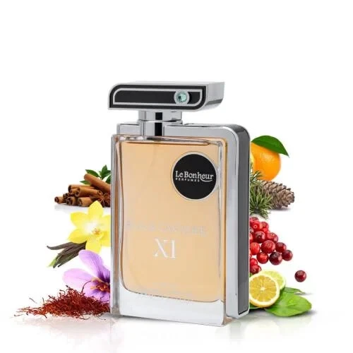 Black Cavalier XI Eau De Parfum By Le Bonheur Perfumes 100ml 3.4 FL OZ