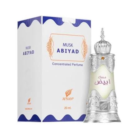 Musk Abiyad Concentrated Perfume Oil By Afnan 20ml